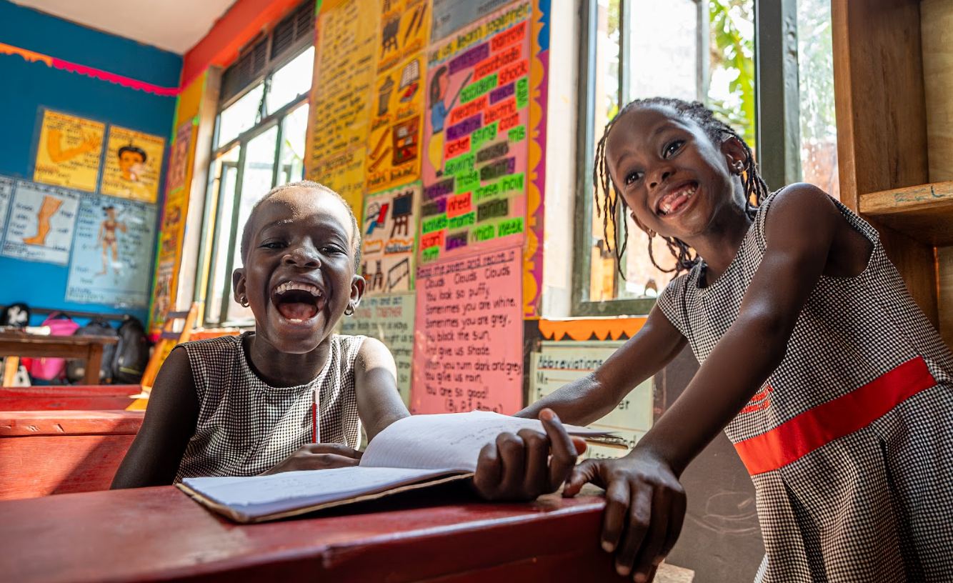 Students at Sonshine Primary School
